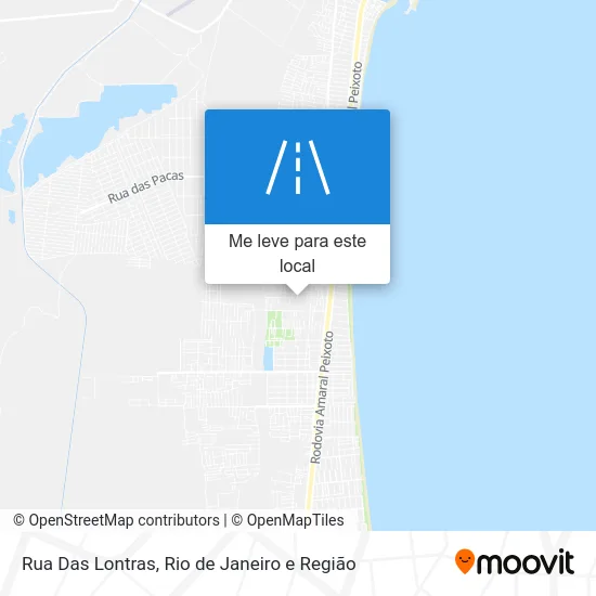 Rua Das Lontras mapa