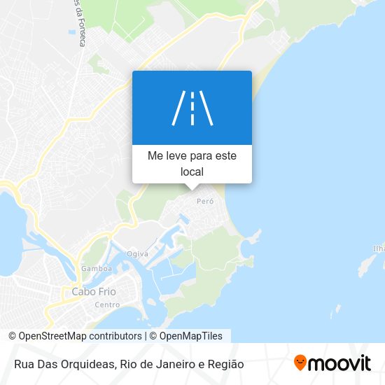 Rua Das Orquideas mapa