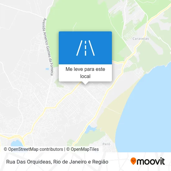 Rua Das Orquideas mapa