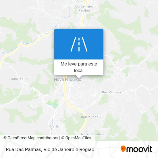 Rua Das Palmas mapa