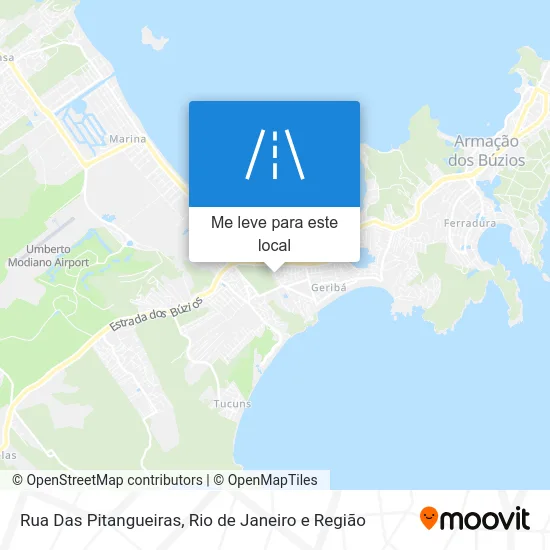 Rua Das Pitangueiras mapa