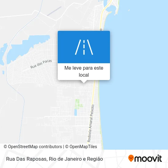 Rua Das Raposas mapa