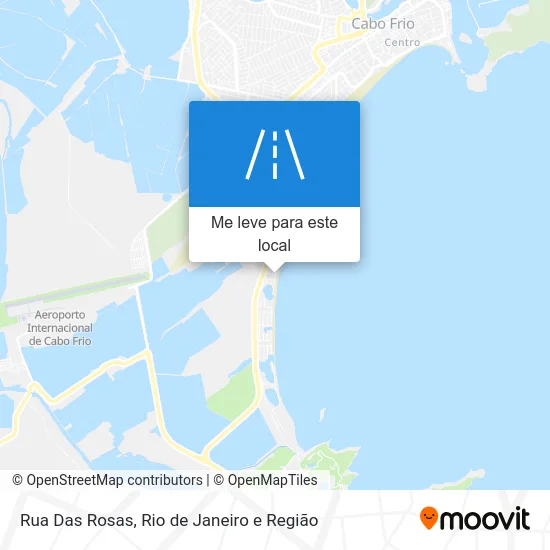 Rua Das Rosas mapa