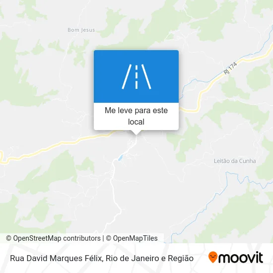 Rua David Marques Félix mapa