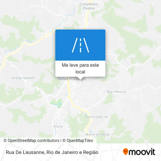 Rua De Lausanne mapa