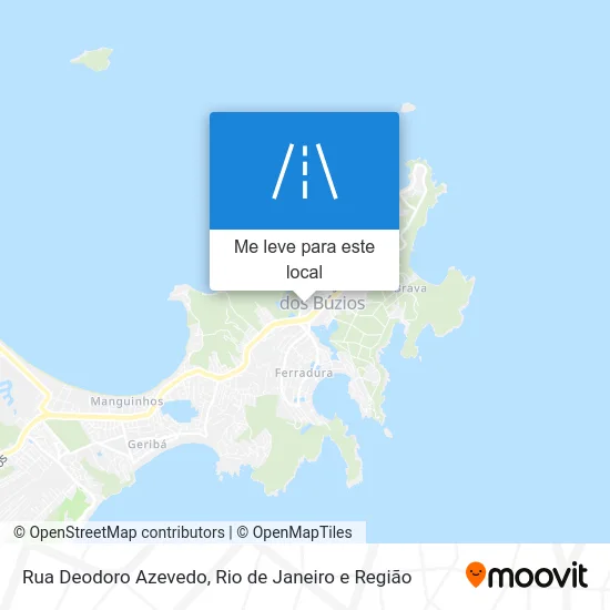 Rua Deodoro Azevedo mapa