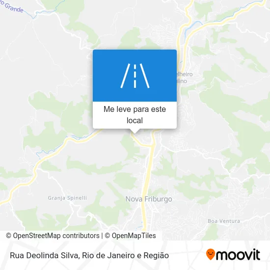 Rua Deolinda Silva mapa