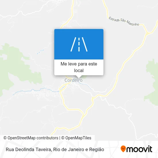 Rua Deolinda Taveira mapa