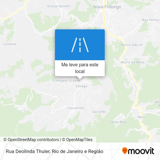 Rua Deolinda Thuler mapa