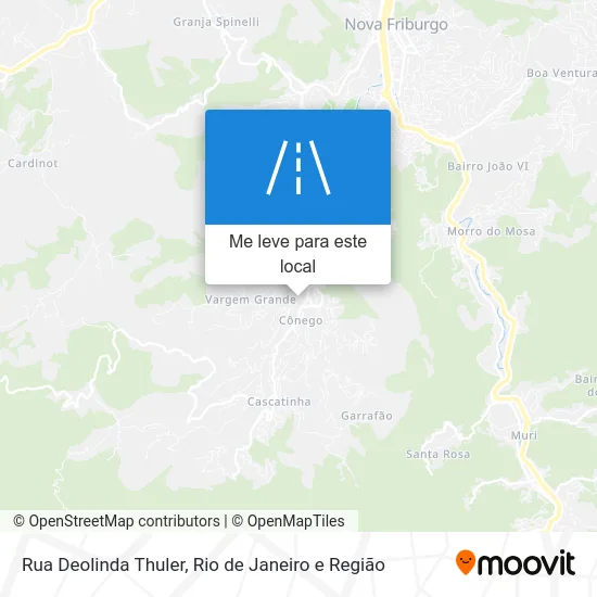 Rua Deolinda Thuler mapa