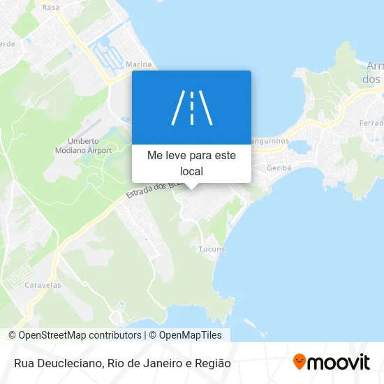 Rua Deucleciano mapa