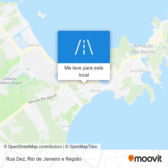 Rua Dez mapa