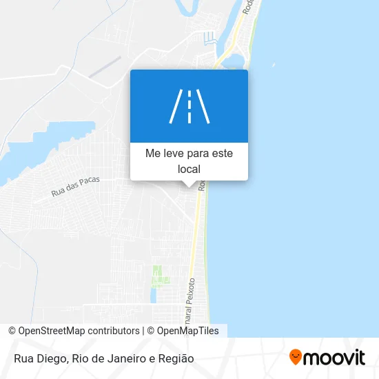 Rua Diego mapa