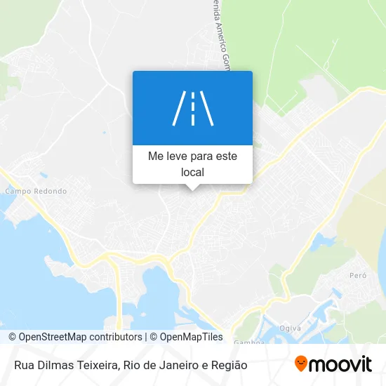 Rua Dilmas Teixeira mapa