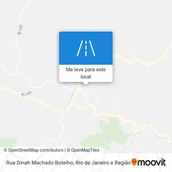 Rua Dinah Machado Botelho mapa