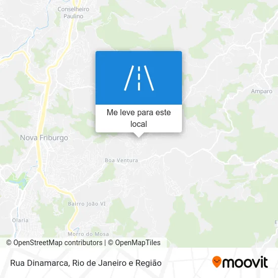 Rua Dinamarca mapa