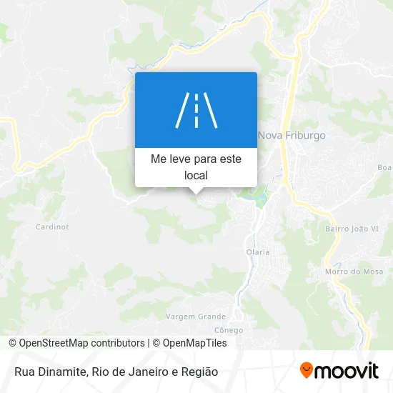 Rua Dinamite mapa