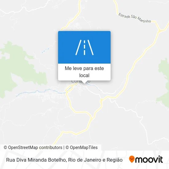 Rua Diva Miranda Botelho mapa
