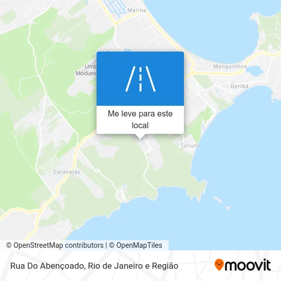 Rua Do Abençoado mapa