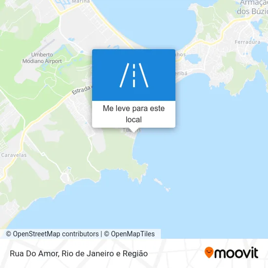 Rua Do Amor mapa