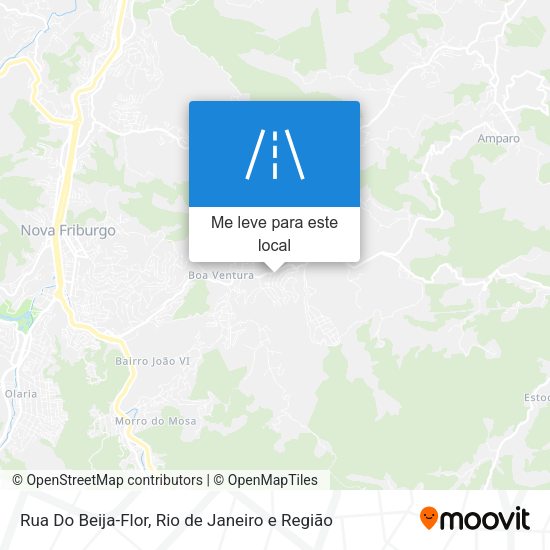 Rua Do Beija-Flor mapa