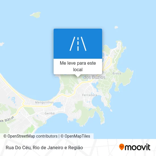 Rua Do Céu mapa