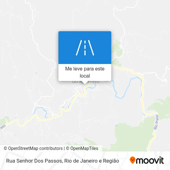 Rua Senhor Dos Passos mapa