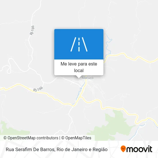 Rua Serafim De Barros mapa