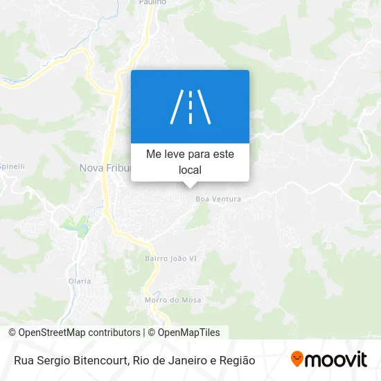 Rua Sergio Bitencourt mapa