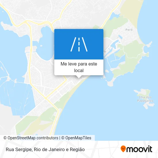 Rua Sergipe mapa