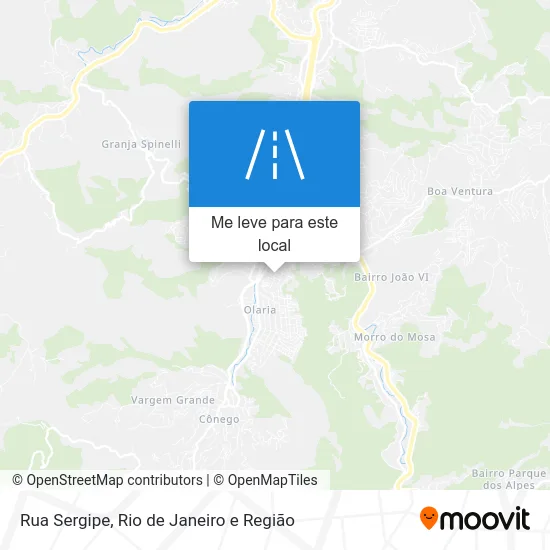 Rua Sergipe mapa