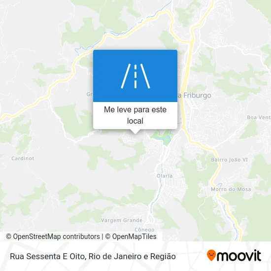 Rua Sessenta E Oito mapa
