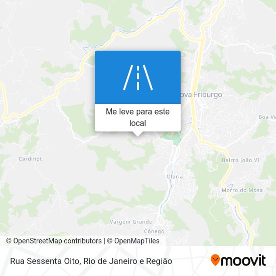 Rua Sessenta Oito mapa