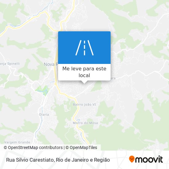 Rua Silvio Carestiato mapa