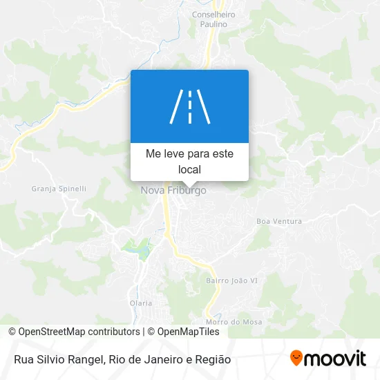Rua Silvio Rangel mapa