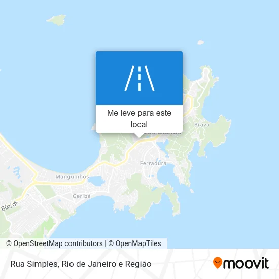 Rua Simples mapa