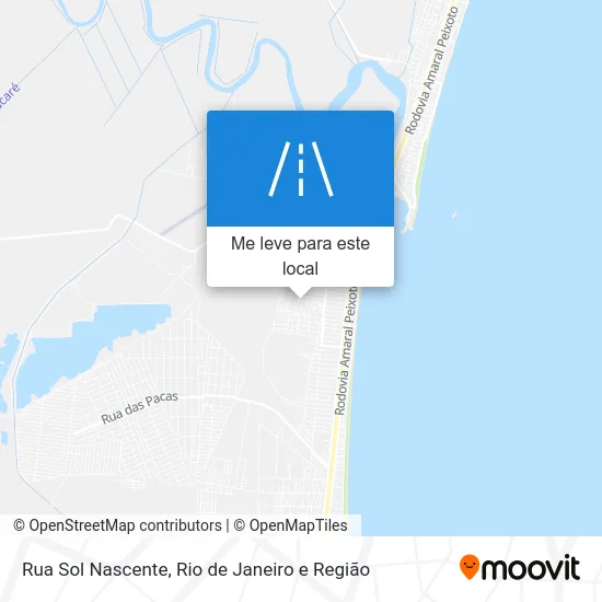 Rua Sol Nascente mapa