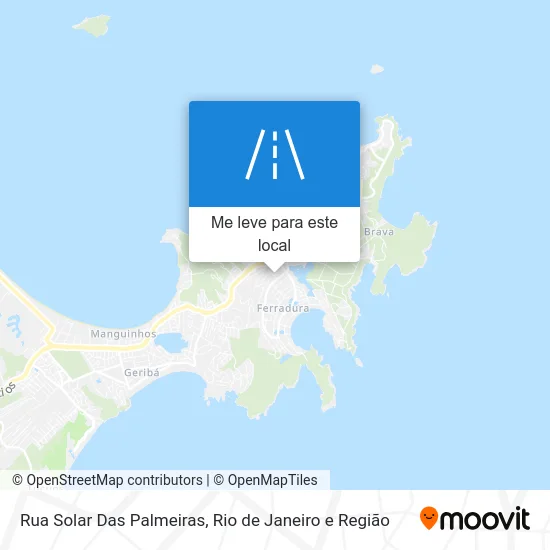 Rua Solar Das Palmeiras mapa