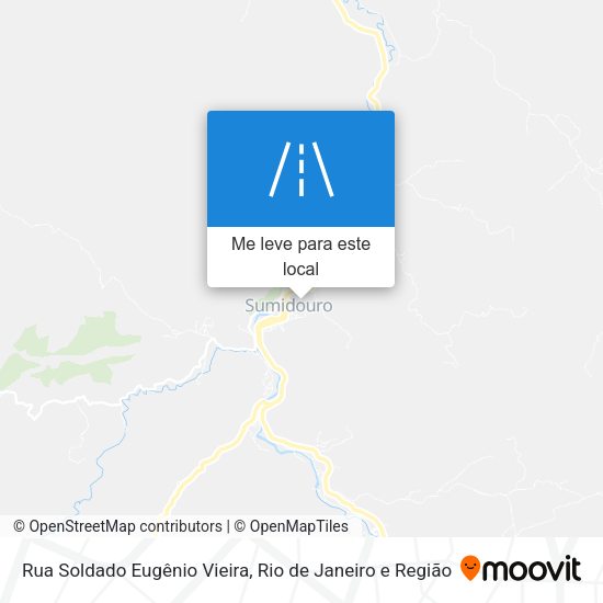 Rua Soldado Eugênio Vieira mapa