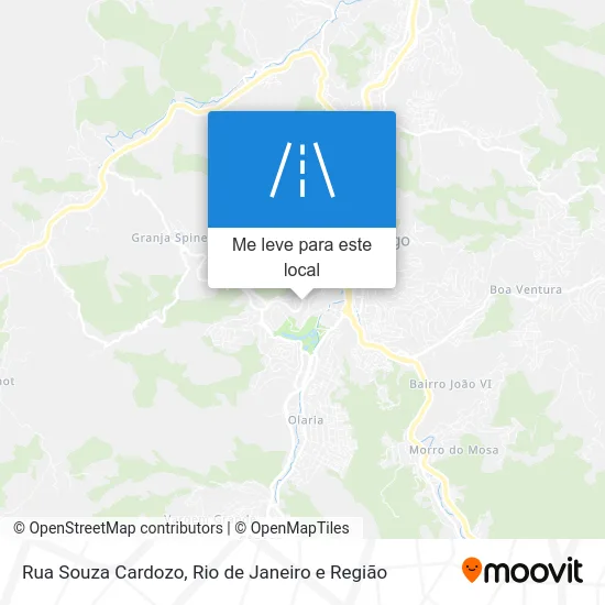 Rua Souza Cardozo mapa
