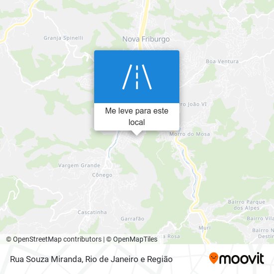 Rua Souza Miranda mapa