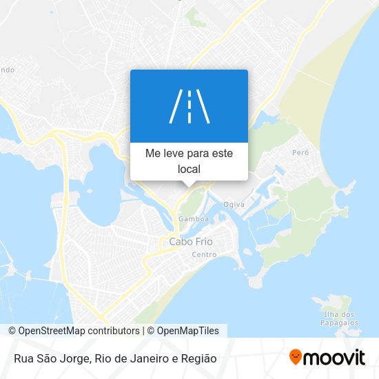 Rua São Jorge mapa