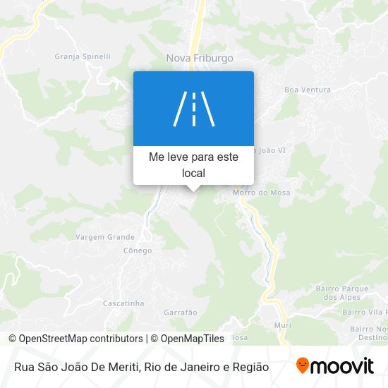 Rua São João De Meriti mapa