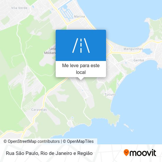 Rua São Paulo mapa