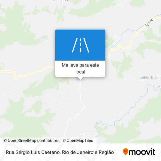 Rua Sérgio Luis Caetano mapa