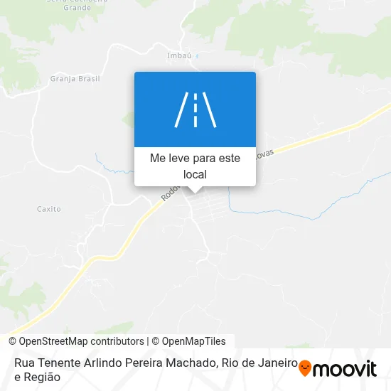Rua Tenente Arlindo Pereira Machado mapa