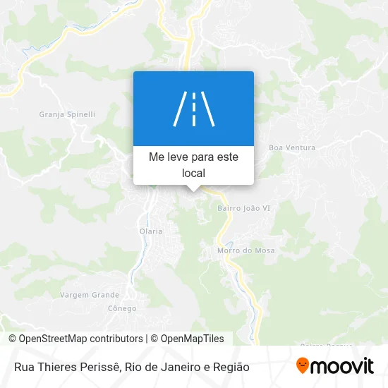 Rua Thieres Perissê mapa
