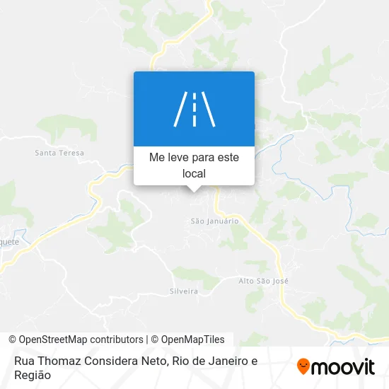 Rua Thomaz Considera Neto mapa