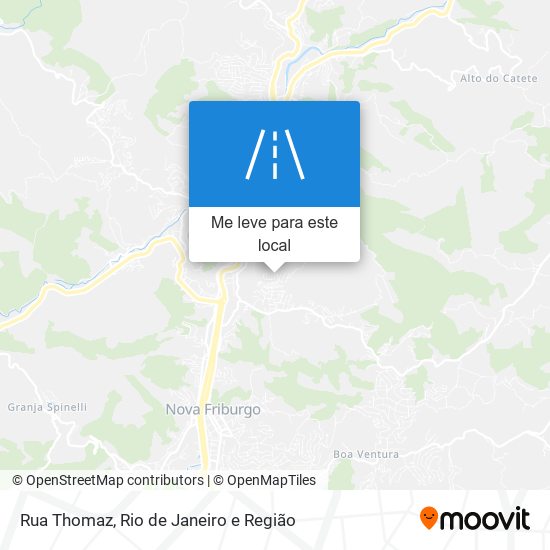 Rua Thomaz mapa