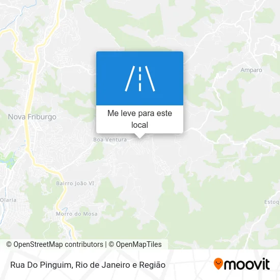 Rua Do Pinguim mapa